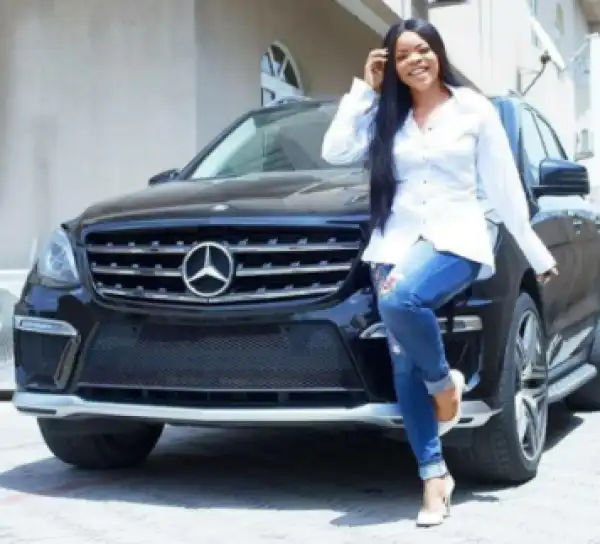 Laura Ikeji Kanu Gifts Herself A Mercedes-Benz ML 350 AMG On Her Birthday (Photos)